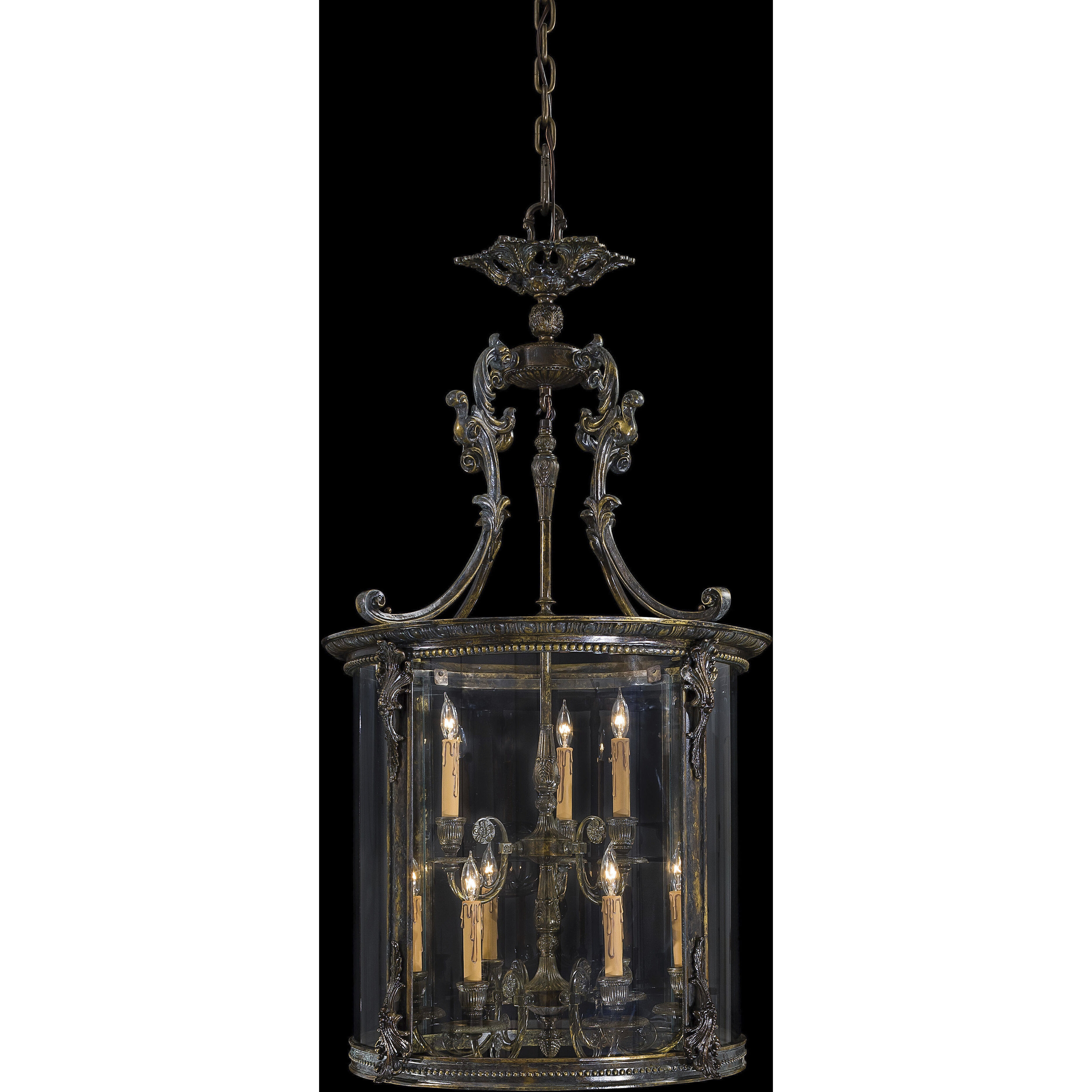 Metropolitan Family Collection 9 Light 26.5 inch French Oxide Pendant Ceiling Light