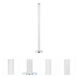 Quilla 63.75 inch 20 watt Chrome Floor Lamp Portable Light in Diamond