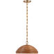 Suzanne Kasler Emerson LED 15.75 inch Hand-Rubbed Antique Brass Pendant Ceiling Light