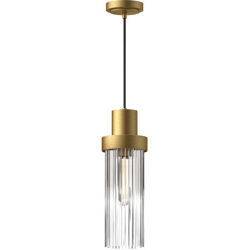 Alora Mood Kent 1 Light 5 inch Brushed Gold Pendant Ceiling Light