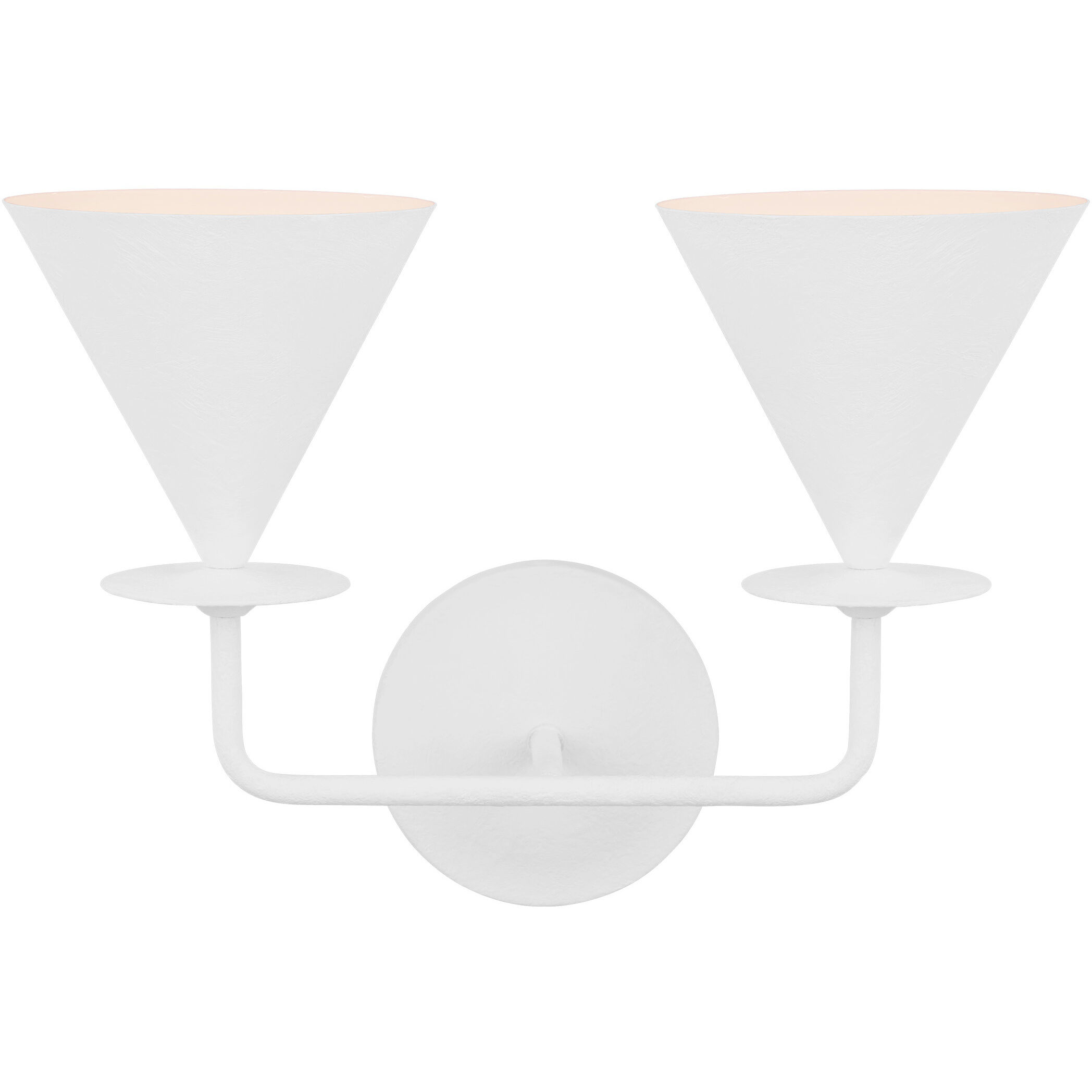 Christiane Lemieux Cornet 2 Light 17.5 inch Cast Plaster Sconce Wall Light