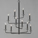 Madeira 10 Light 30.25 inch Anthracite Chandelier Ceiling Light