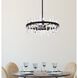 Serena 14 Light 25 inch Black Pendant Ceiling Light