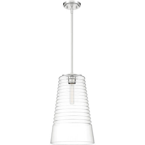 Ingo 1 Light 12 inch Polished Nickel Pendant Ceiling Light