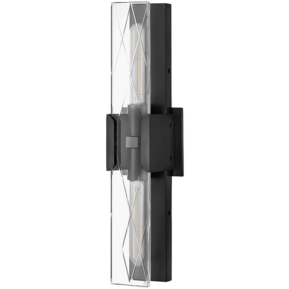 Monte 2 Light 5 inch Black Oxide Bath Light Wall Light