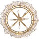 Amira 8 Light 30.25 inch Distressed Brass Chandelier Ceiling Light