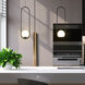 Capri 6 inch Black Pendant Ceiling Light