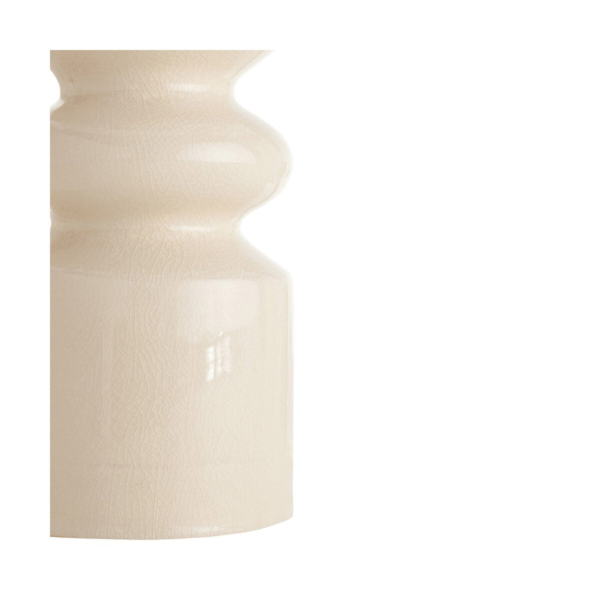 Wheaton 29 inch 150 watt White Crackle Table Lamp Portable Light