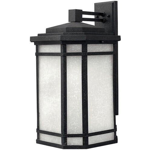 Cherry Creek LED 21 inch Vintage Black Outdoor Wall Mount Lantern, Large