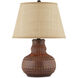 Atamo 23.25 inch 150 watt Dark Brown Table Lamp Portable Light