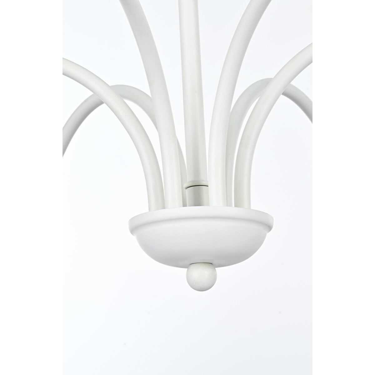 Rohan 6 Light 60 inch White Chandelier Ceiling Light