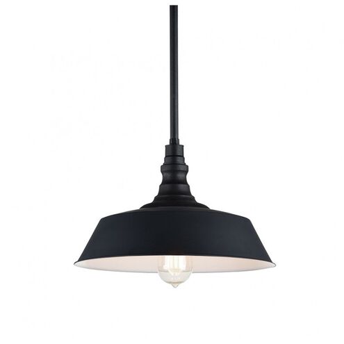 Scacchi 1 Light 14 inch Dark Grey Pendant Ceiling Light