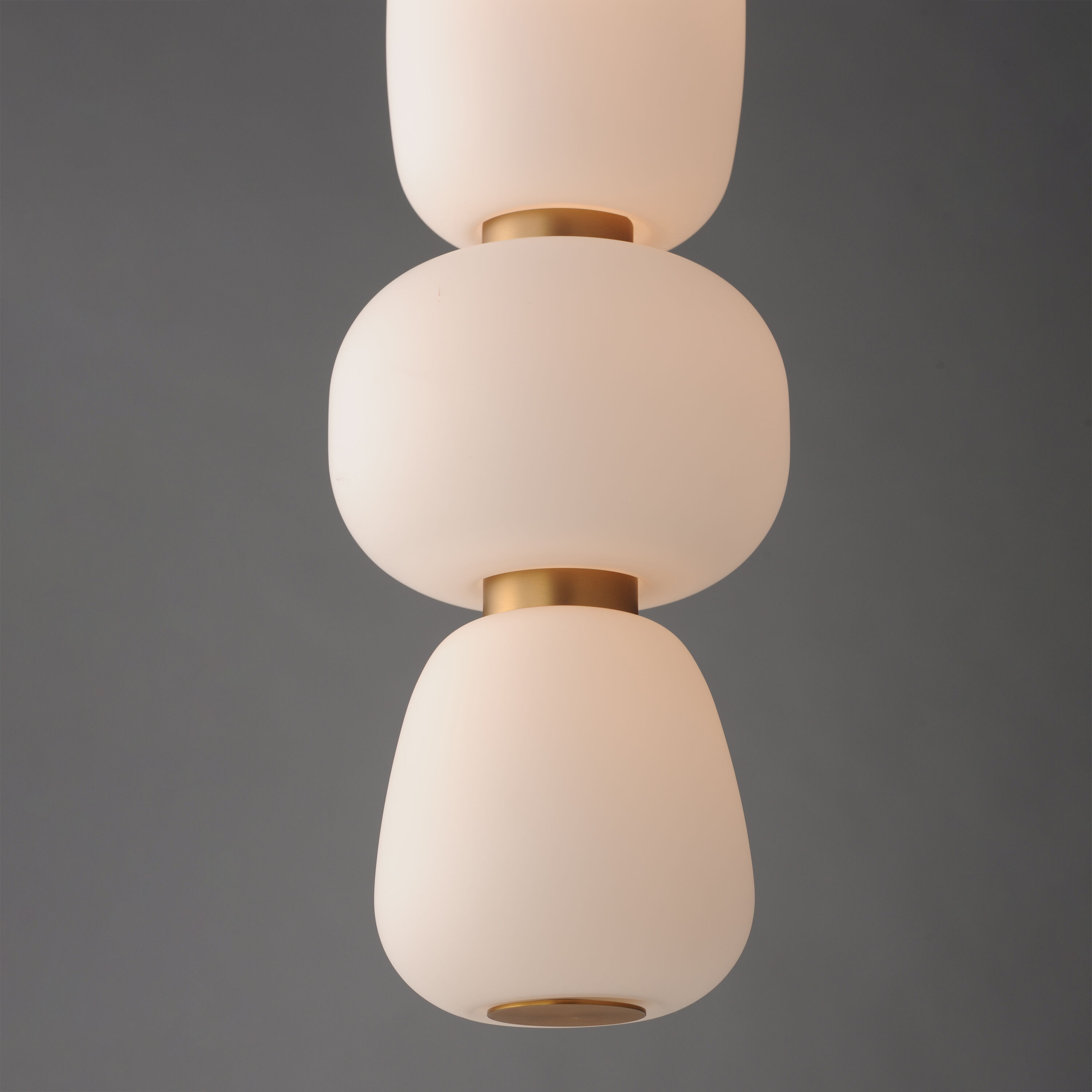 Soji LED 6 inch Black and Gold Single Pendant Ceiling Light