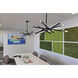 Archer 6 Light 26 inch Satin Black with Brushed Nickel Indoor Chandelier Ceiling Light