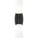 Emrys 2 Light 4.5 inch Matte Black Wall Sconce Wall Light