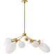 Panella 12 Light 41 inch Brushed Brass Chandelier Ceiling Light