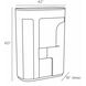 Brusa 42 inch Beige Cabinet