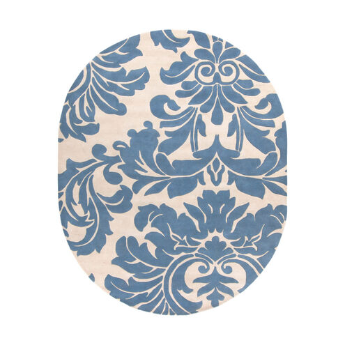Magna 120 X 96 inch Denim/Cream Rugs, Wool