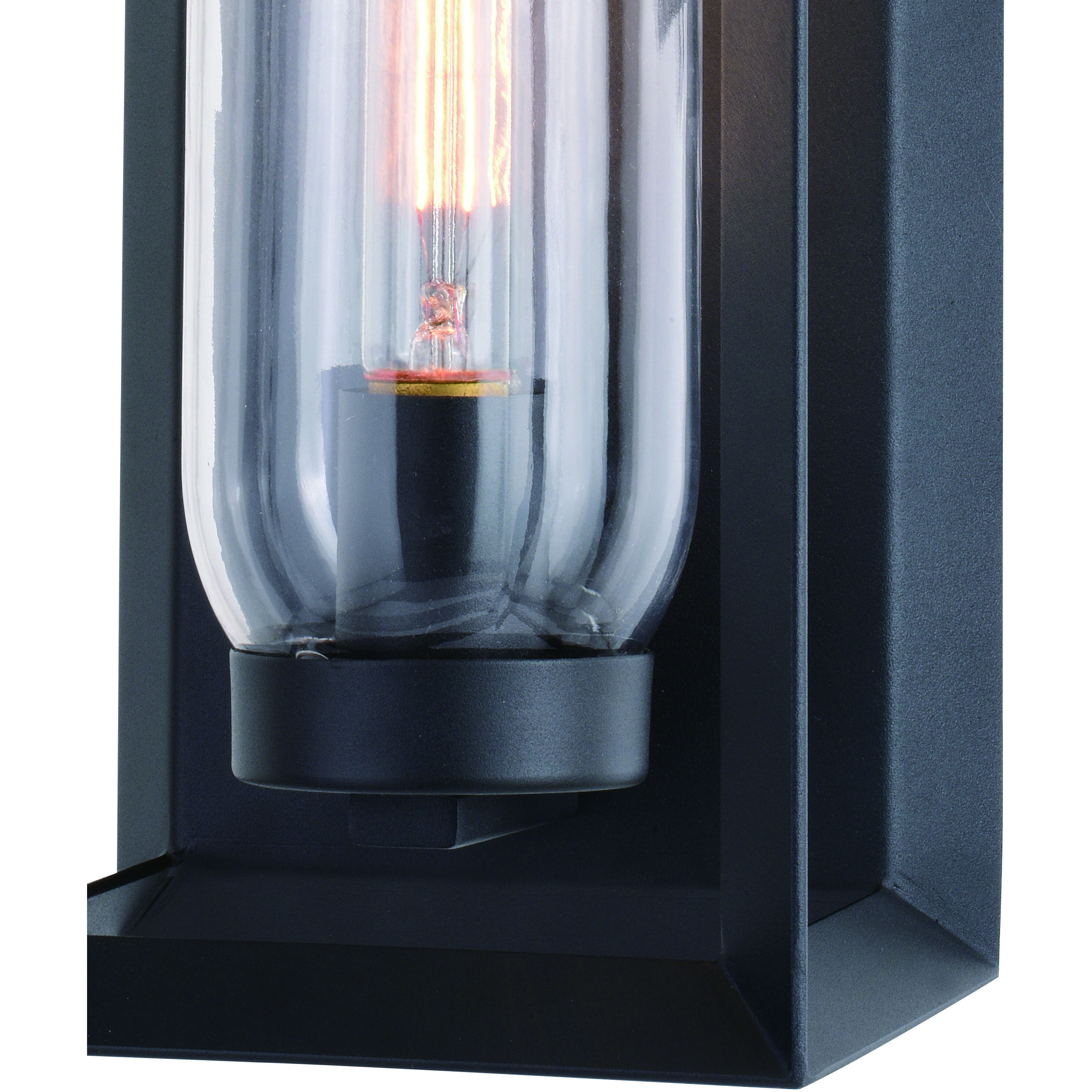 Pullman LED 15.5 inch Textured Black Outdoor Wall