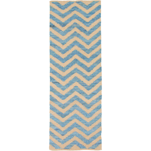 Denim 132 X 96 inch Denim, Cream Rug