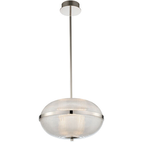 Portland LED 16 inch Polished Nickel Pendant Ceiling Light