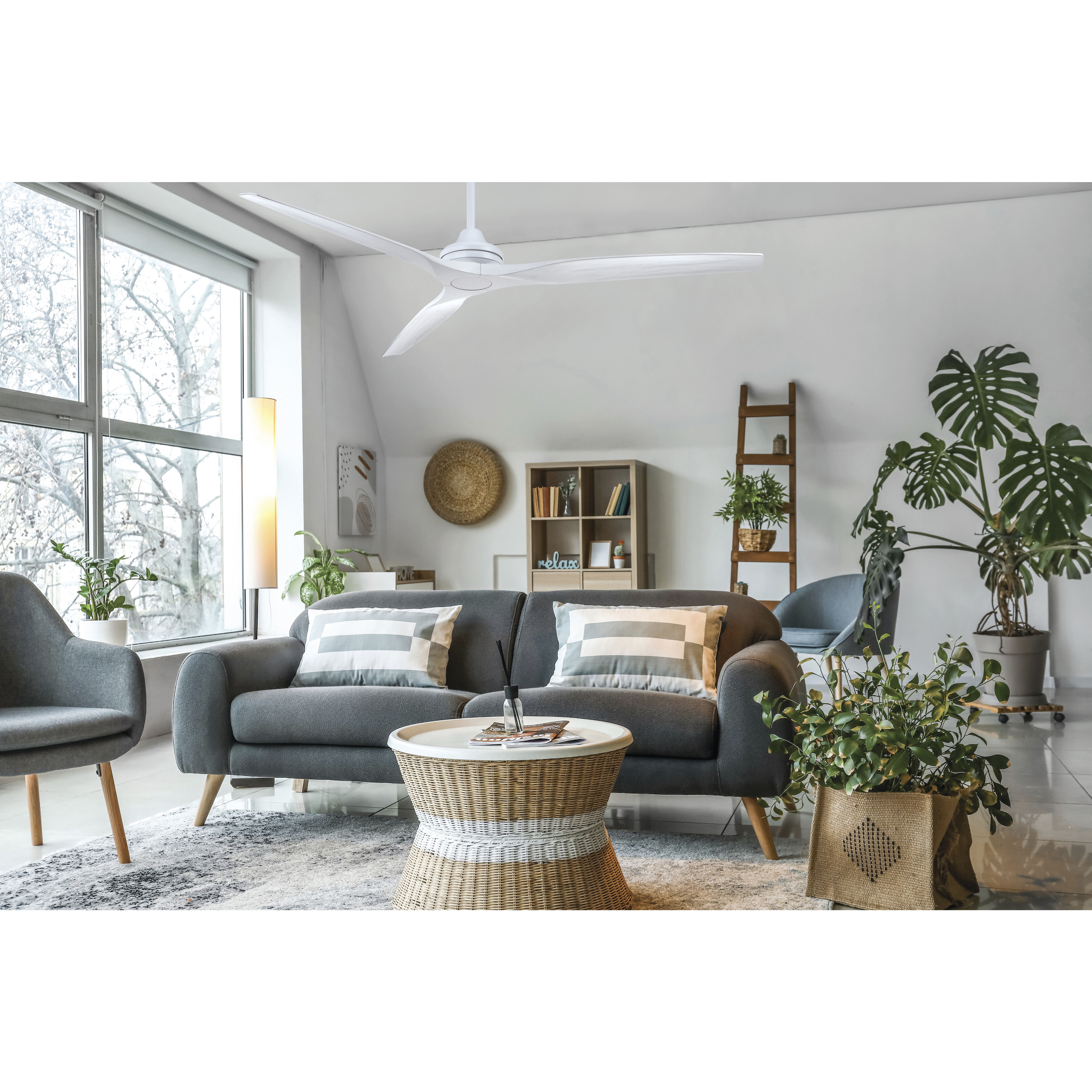 Spitfire Matte White Fan-Multi