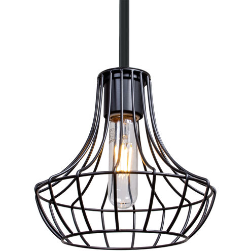 Spezza 7 1 Light Black Cord Pendant Ceiling Light
