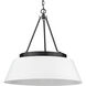 Penn 26 inch 60.00 watt Matte Black Chandelier Ceiling Light