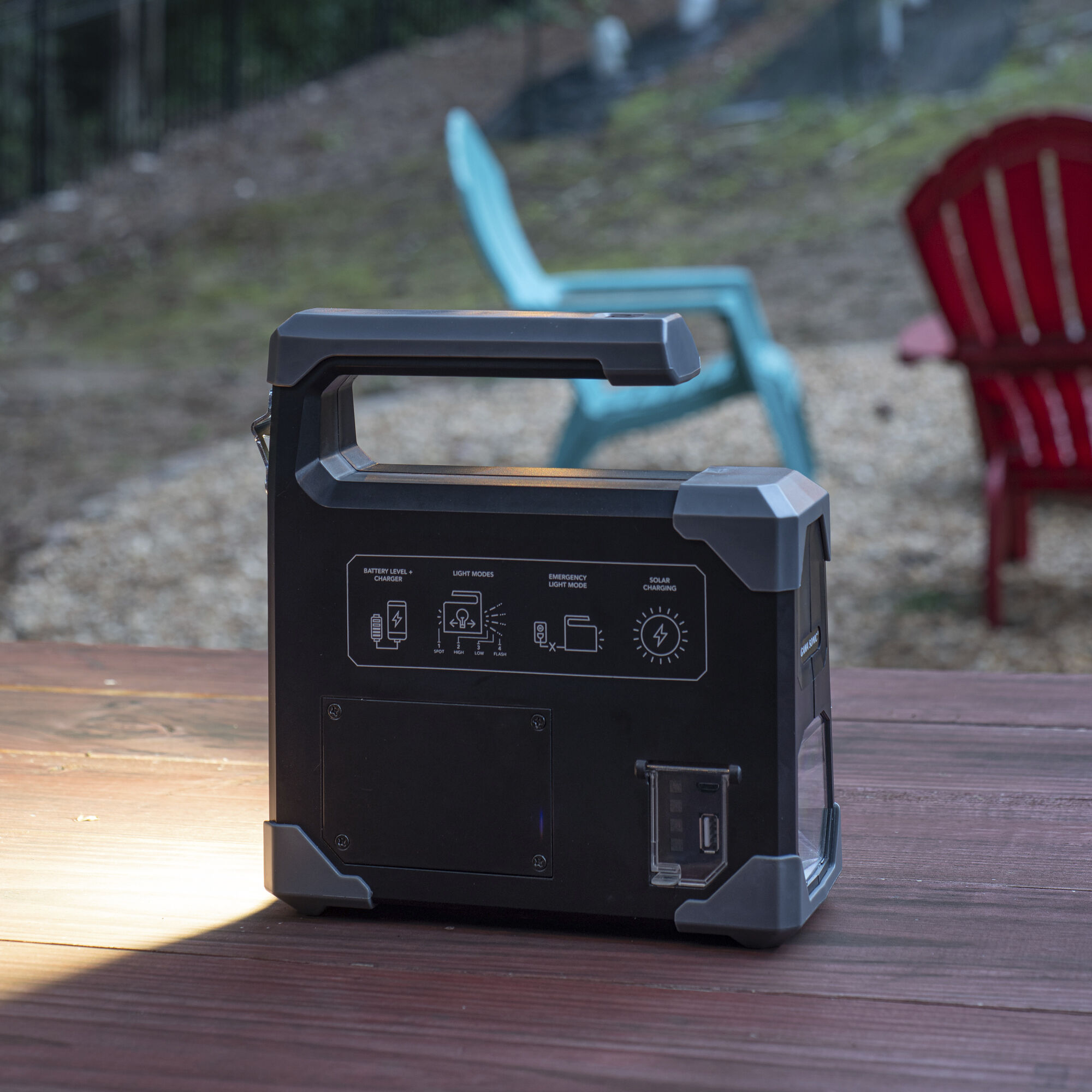 Christopher 1 Light 8.75 inch Black and Grey Security and Utility Lights, Solar