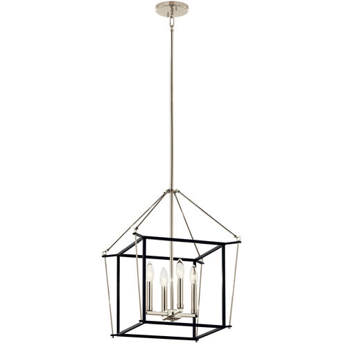 Eisley 4 Light 16 inch Polished Nickel Foyer Pendant Ceiling Light