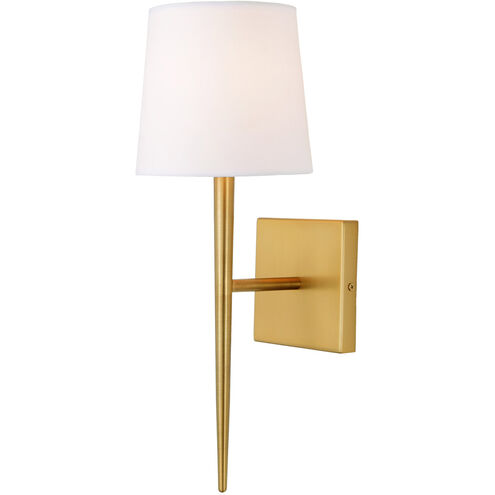 Marcus 1 Light 7 inch Satin Brass Wall Sconce Wall Light
