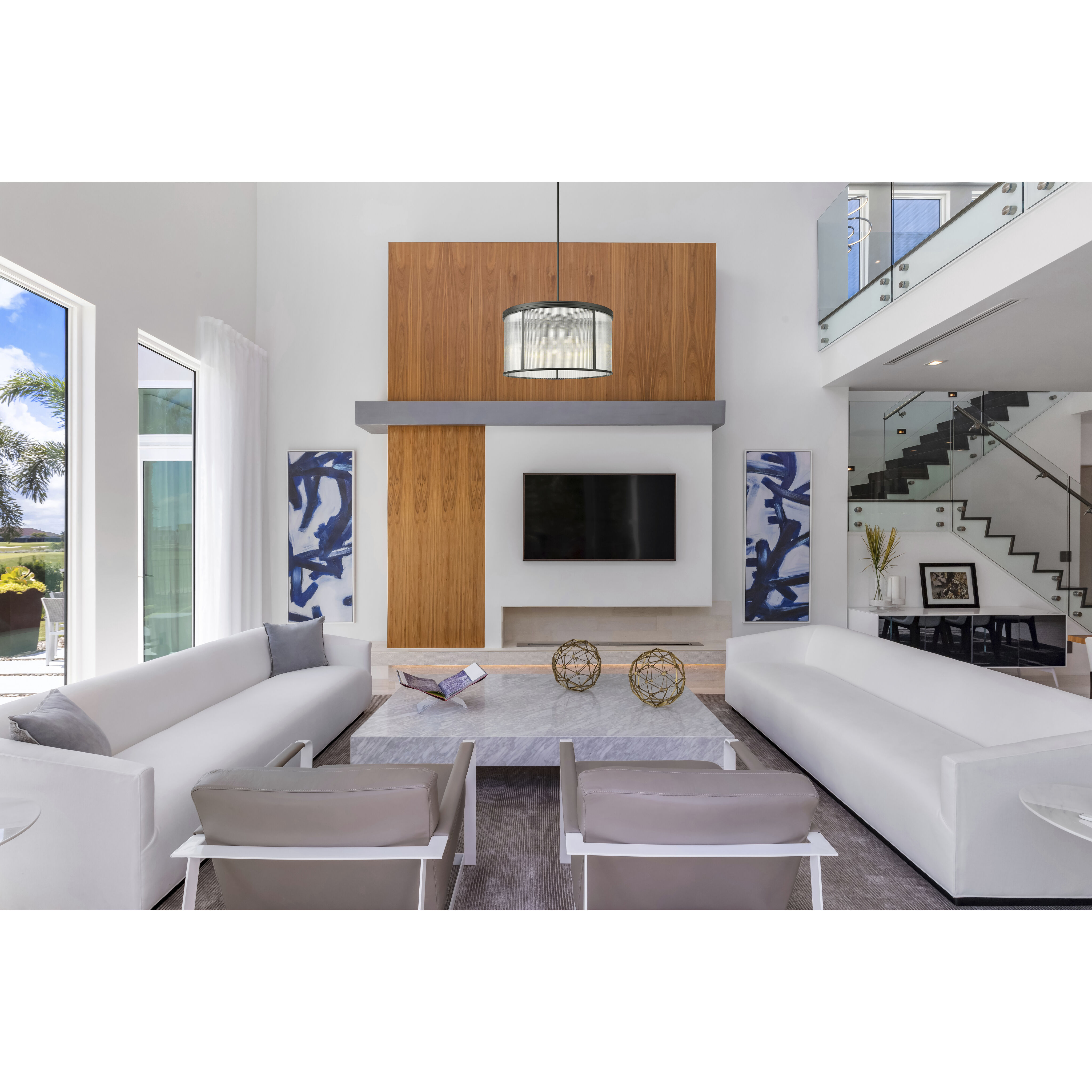 Carnaby 9 Light 32.25 inch Matte Black Chandelier Ceiling Light