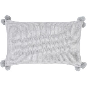 Halima 15 inch Light Grey Pillow