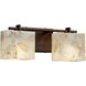 Alabaster Rocks 2 Light 15.5 inch Dark Bronze Bath Vanity Light Wall Light, Era Family, Choices