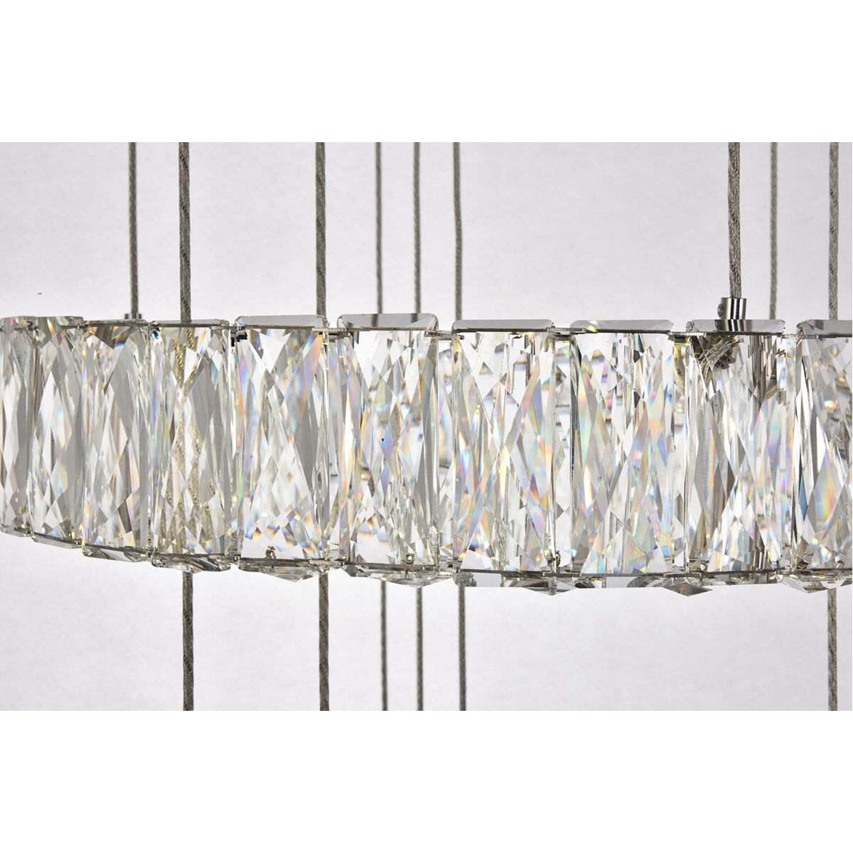 Monroe LED 26 inch Chrome Chandelier Ceiling Light