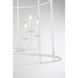 Brookstone 6 Light 26 inch Bisque White Pendant Ceiling Light