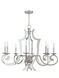 Aldrich 8 Light 33 inch Polished Chrome Chandelier Ceiling Light