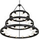 Castile 27 Light 40 inch Matte Black Chandelier Ceiling Light