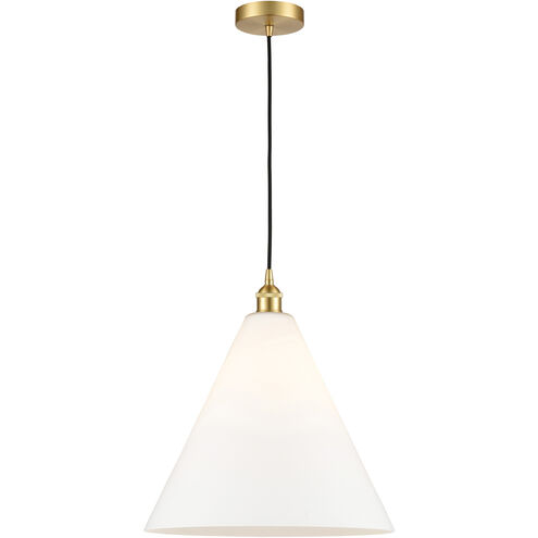 Berkshire 1 Light 16 inch Satin Gold Mini Pendant Ceiling Light