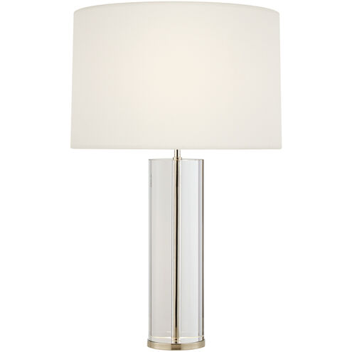 AERIN Lineham 29.5 inch 5.00 watt Crystal and Polished Nickel Cordless Table Lamp Portable Light