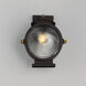 Portside 1 Light 13 inch Oil Rubbed Bronze and Antique Brass Outdoor Wall Mount