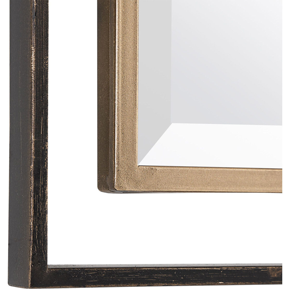 Carrizo 32 X 22 inch Gold and Bronze Wall Mirror