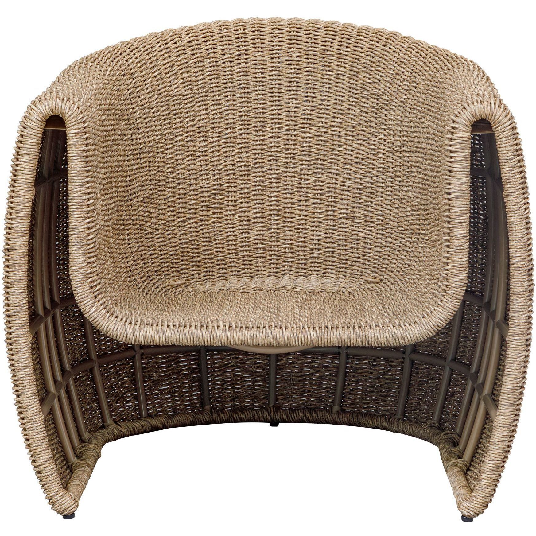 Tropic Golden Flax and Oyster White Outdoor Lounge Chair