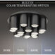 Beyond Tamara LED 19.1 inch Black Flush Mount Ceiling Light
