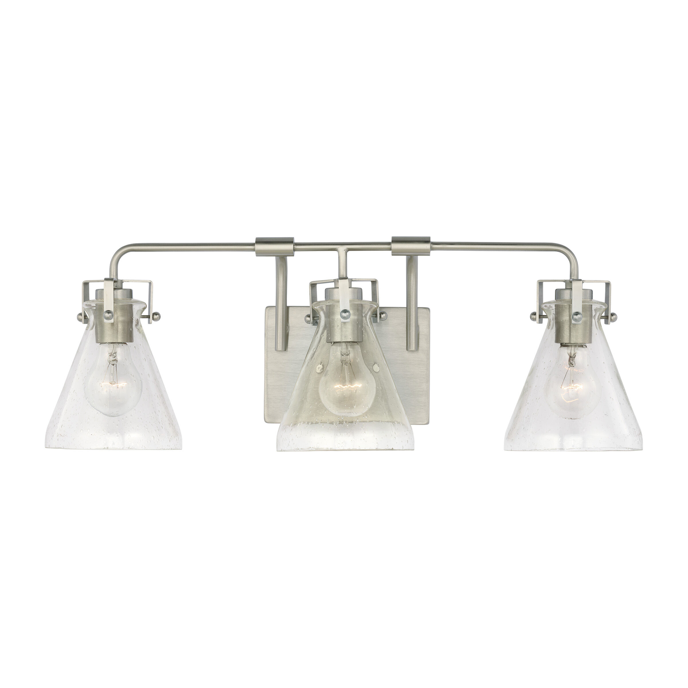 Jaden Bath Vanity Wall Sconce Wall Light in Brushed Nickel
