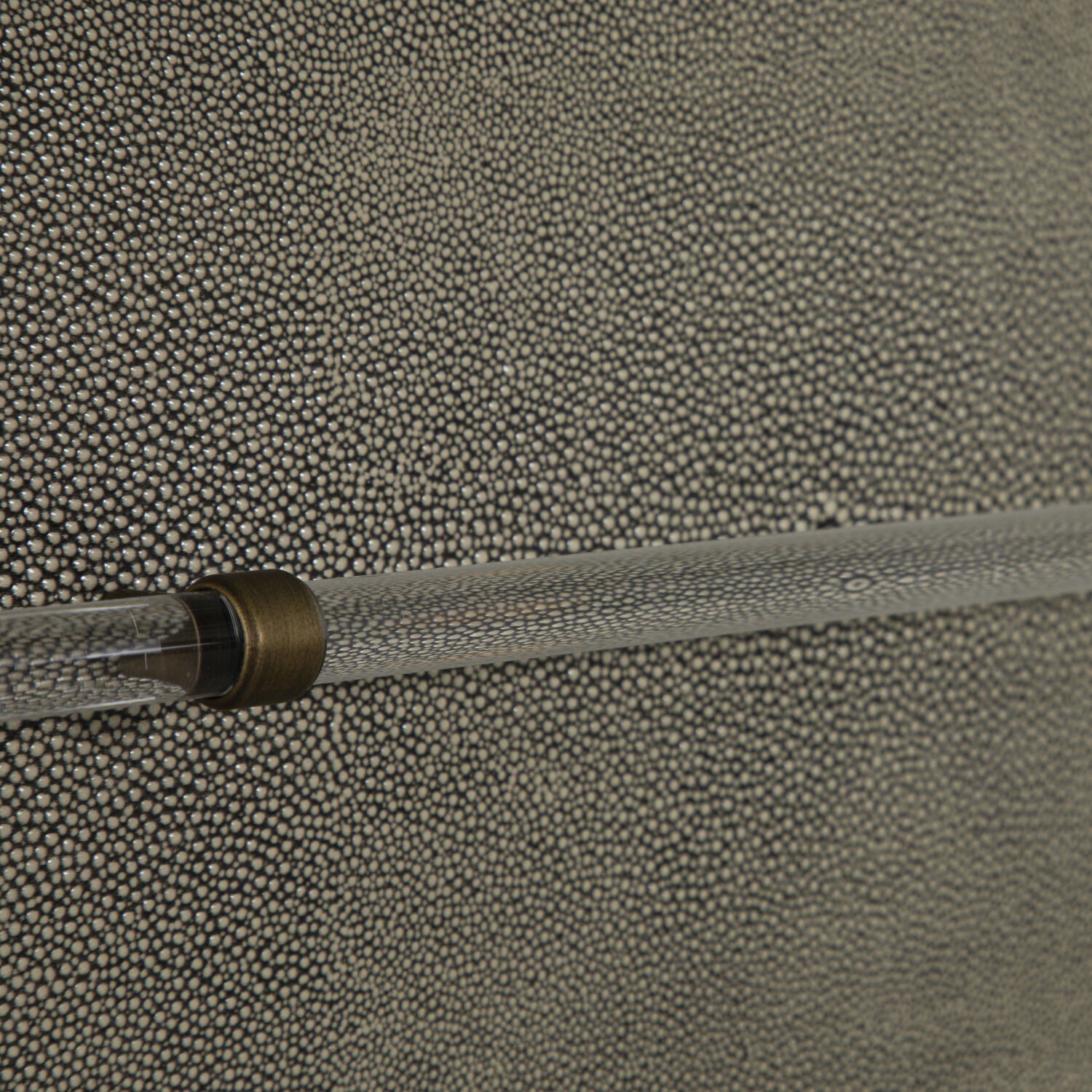 Alford Cerused White / Natural Shagreen Chest