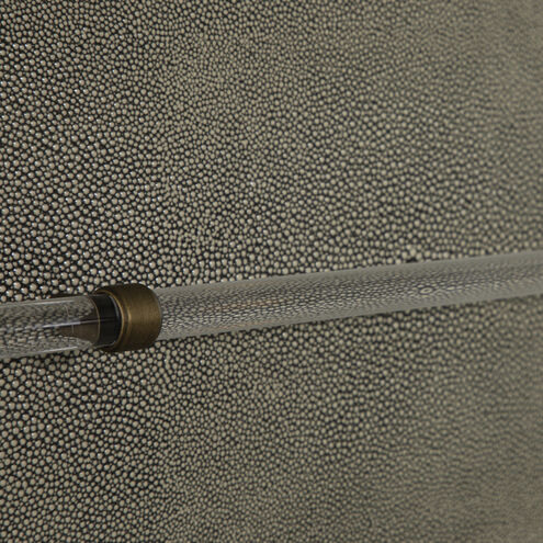 Alford Cerused White / Natural Shagreen Chest