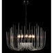 Astoria 12 Light 29.5 inch Satin Brushed Black Chandelier Ceiling Light