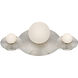 Lisa McDennon Rhea LED 10 inch Polished Nickel Vanity Light Wall Light