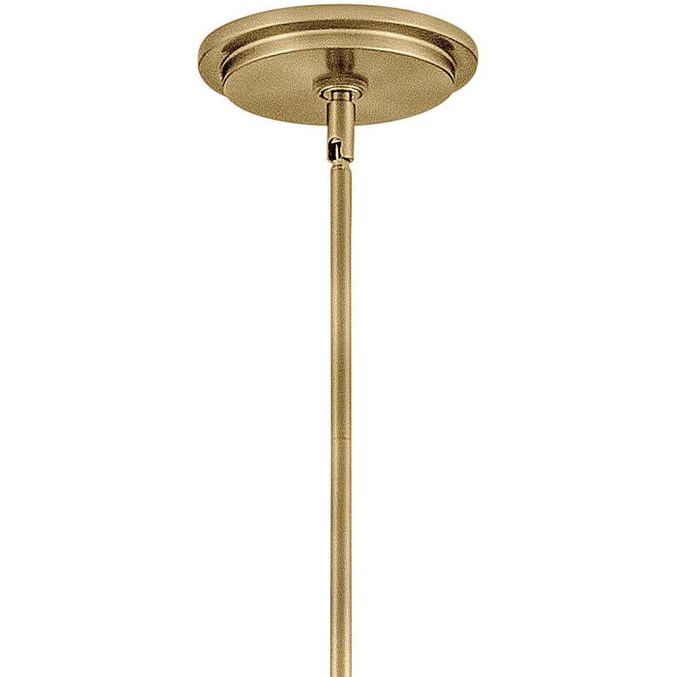 Sanibel 3 Light 16 inch Lacquered Brass with Natural Convertible Pendant Ceiling Light